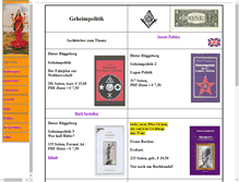 Tablet Screenshot of geheimpolitik.de